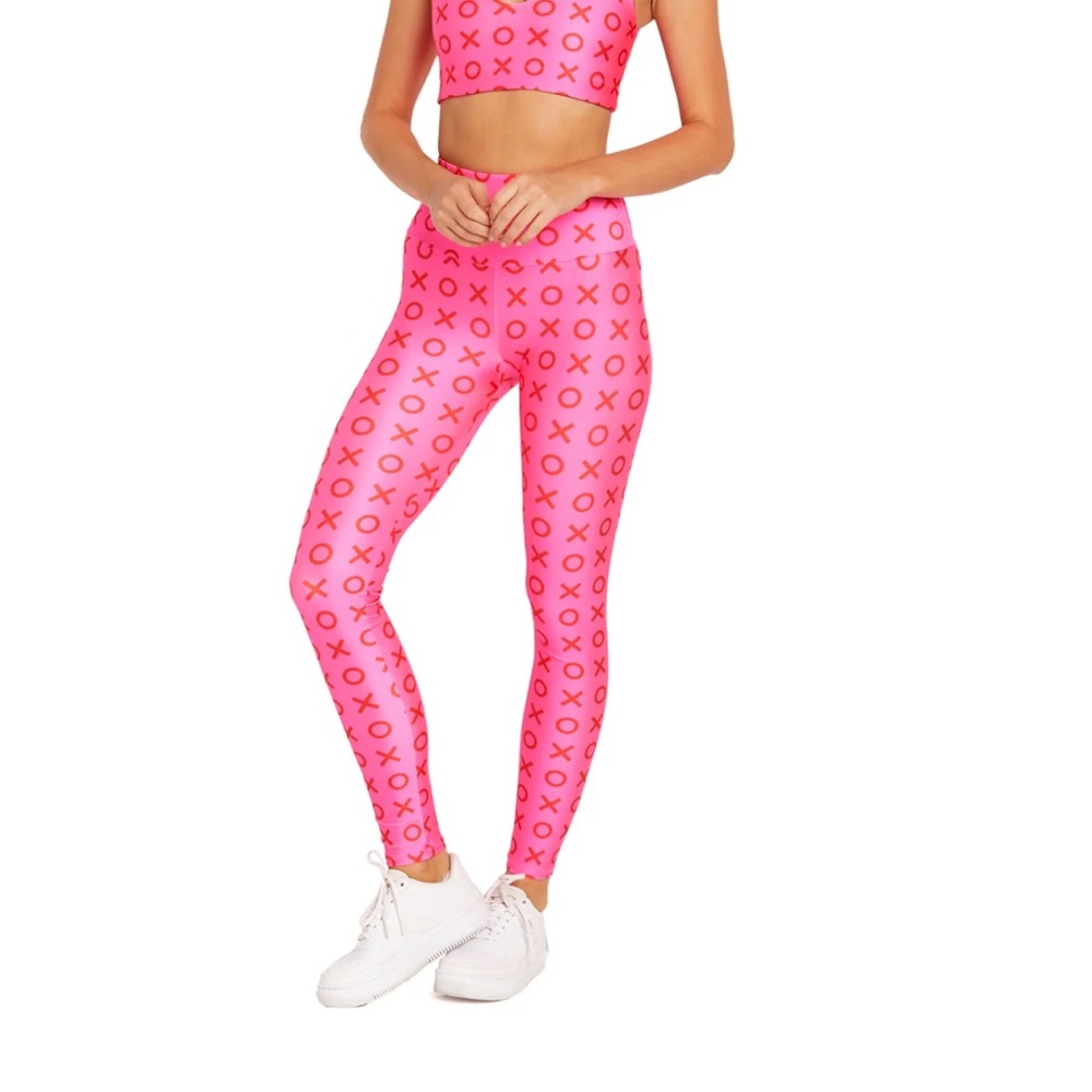 Goldsheep hot pink xoxo leggings XS